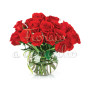 Bouquet di 18 roselline rosse