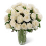 Bouquet di 24 rose bianche